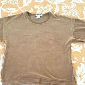 Sonia Rykiel Paris Beige Knit Top